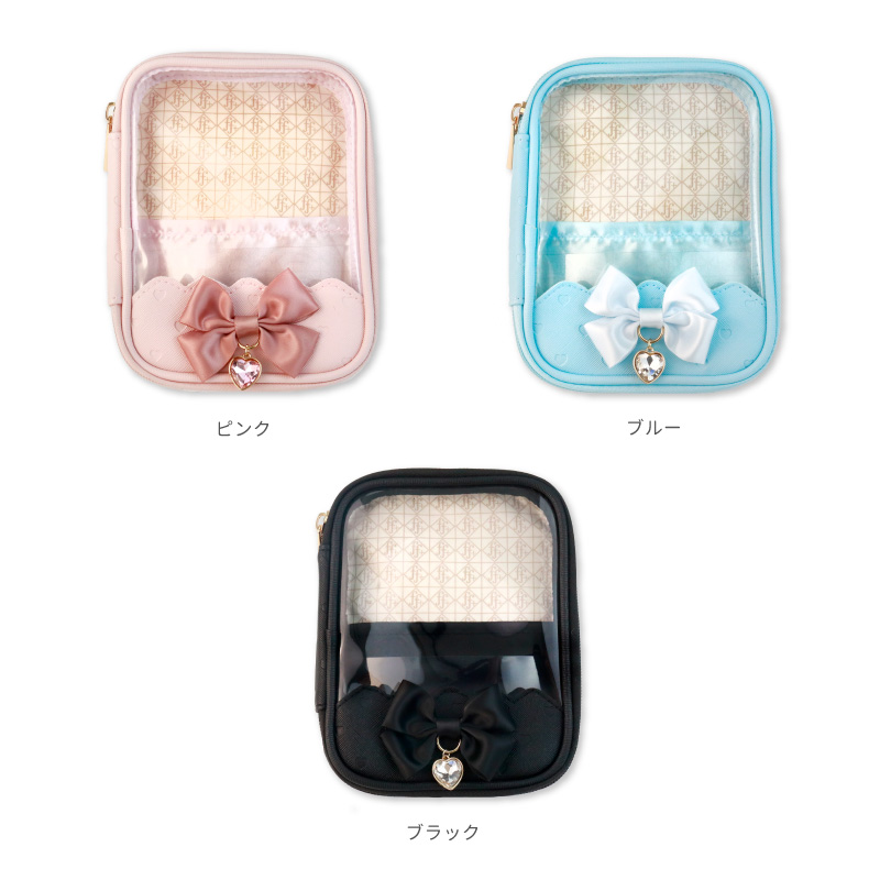 マルチポーチ ハートチャーム ブラック| FUKUYA ONLINE フクヤオンライン