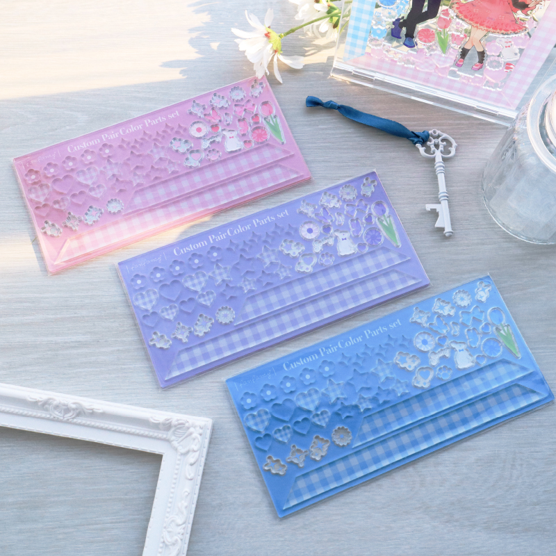 ペアカラーカスタムパーツセット ギンガムチェック ピンク| FUKUYA