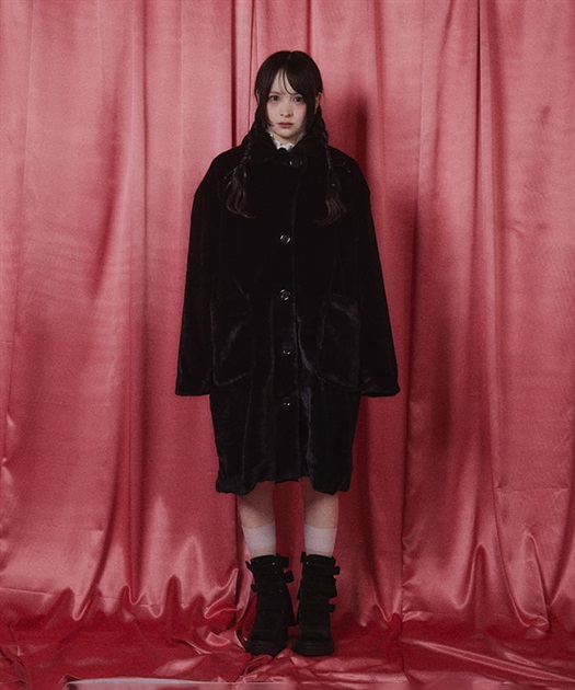 エコファーロングコート【期間限定価格】【2BUY10%OFF対象商品