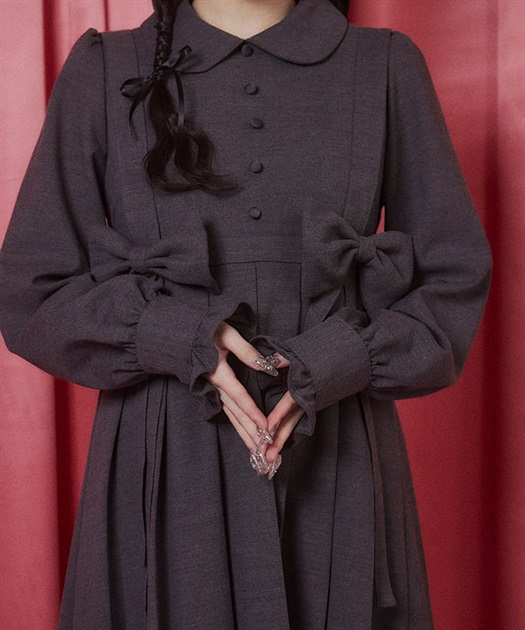 リボンプリーツワンピース | Fickle Bebe -outlet- | axes femme