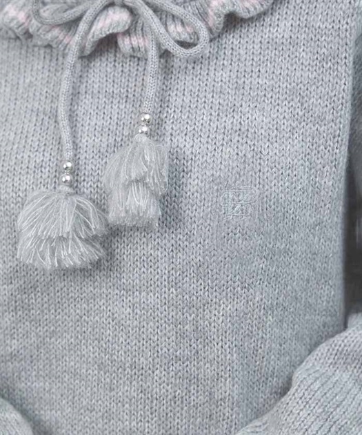 フリルカラーセーラーニット | Fickle Bebe