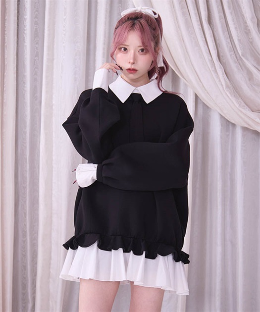 レイヤードスクールワンピース | 大人衣料 | axes femme online shop