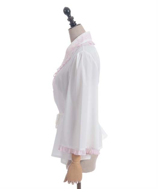 衿レース付き和風ブラウス | kawaii | axes femme online shop