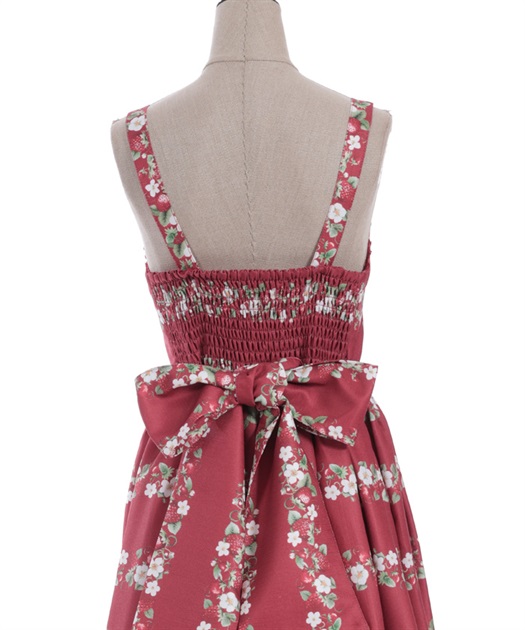 ベイクドベリーロング丈ジャンパースカート【三次予約】 | Chalmiere