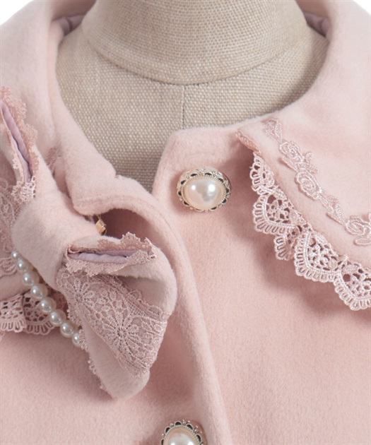 パールリボンショートコート | 大人衣料 | axes femme online shop