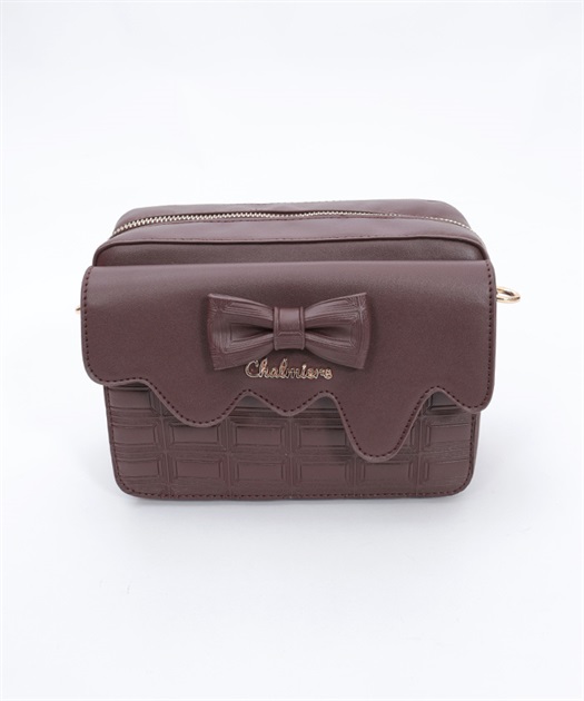 チョコレートショルダーバッグ | Chalmiere | axes femme onlineshop