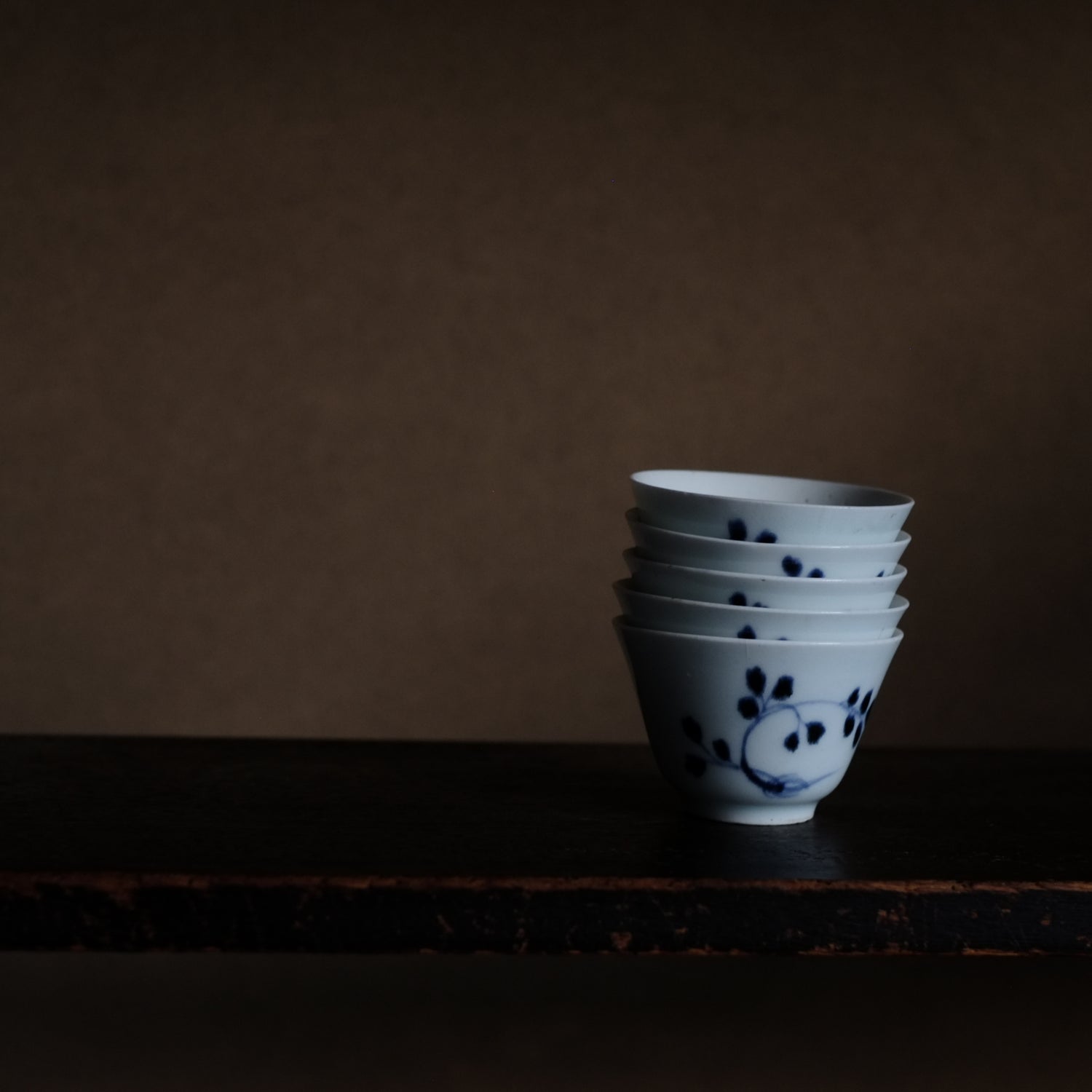 古伊万里 草文 猪口 煎茶碗 (江戸時代) – 逢季荘