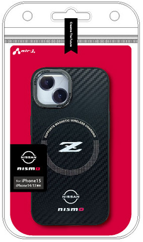 GT-R nismo iPhone15用 磁気ワイヤレス充電対応 スリムカーボン背面