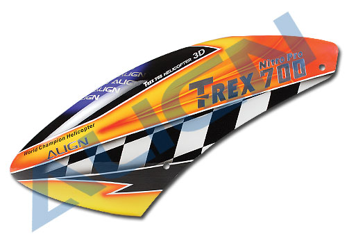 ホビーラジコン ALIGN T-REX 600 Painted Canopy Align 600 Painted