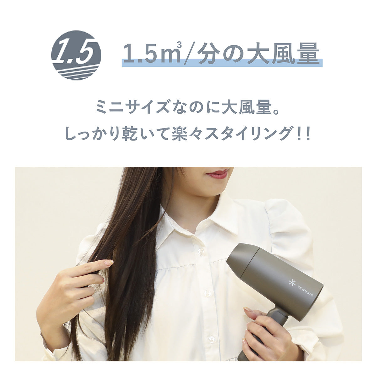 キャンペーン特典付】VENUSiS ヴィナシス マイナスイオンミニ