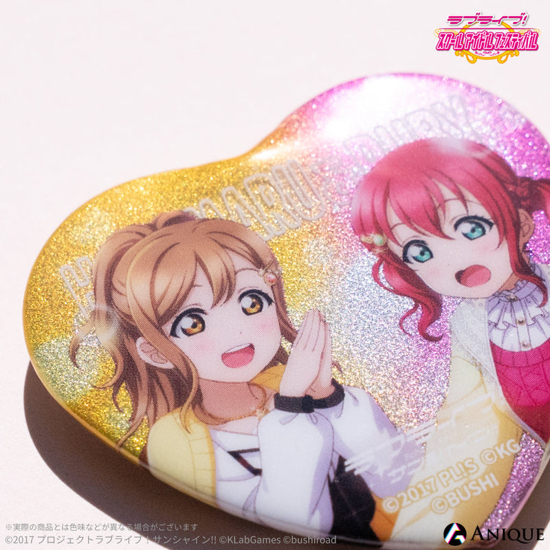 プ*引様 渡辺曜 16枚 ラブライブ Aqours Finale 缶バッジ ラブライブ