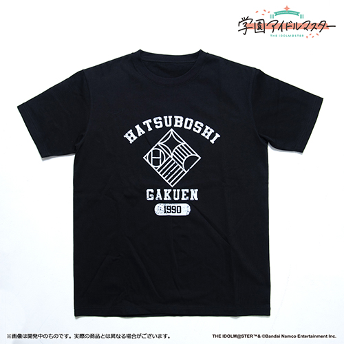 学園アイドルマスター 初星学園購買部Tシャツ 黒 XL