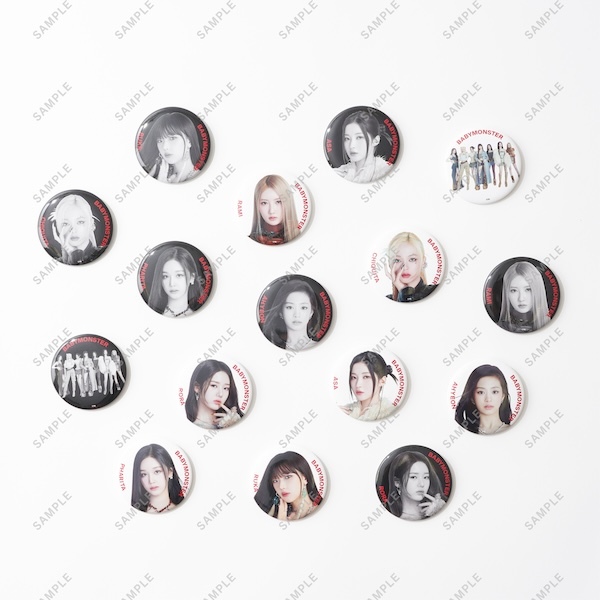 ランダム缶バッジ（全16種） | BABYMONSTER ONLINE SHOP