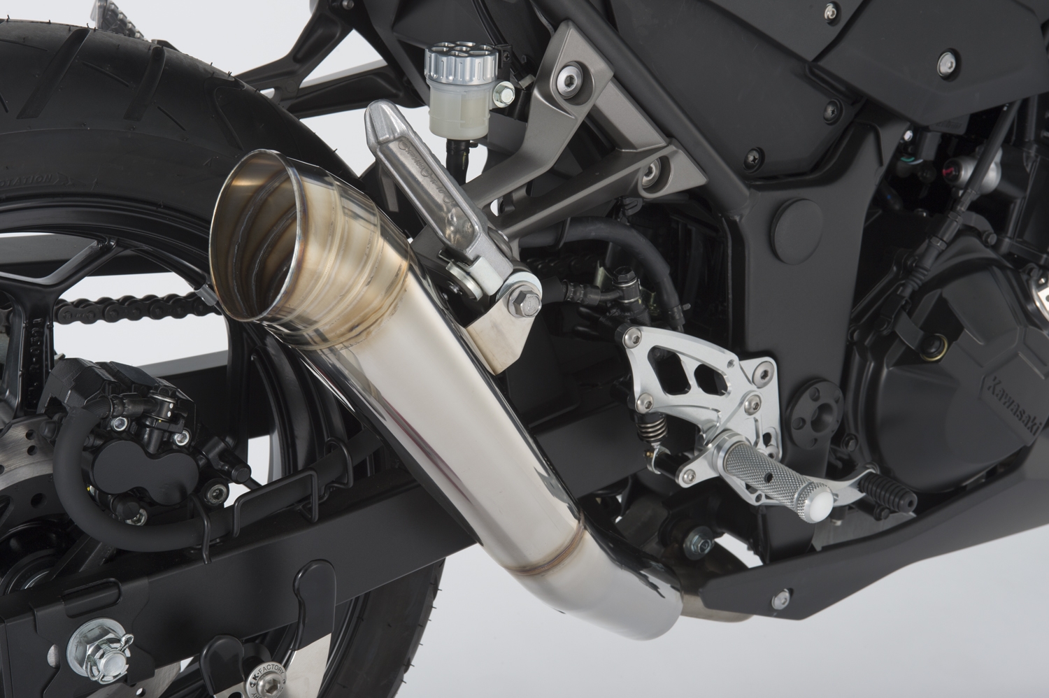 K-FACTORY ONLINE SHOP / メガホンマフラー スリップオン 1本出し