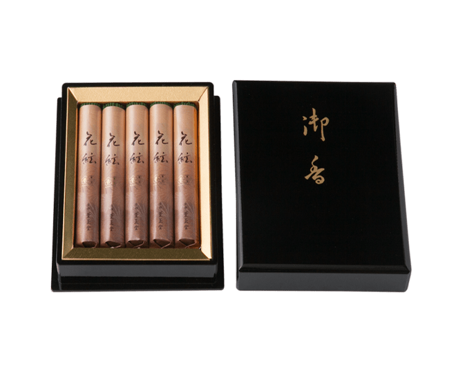花絃(短寸5把入 塗箱) | 香老舗 薫玉堂オンラインストア