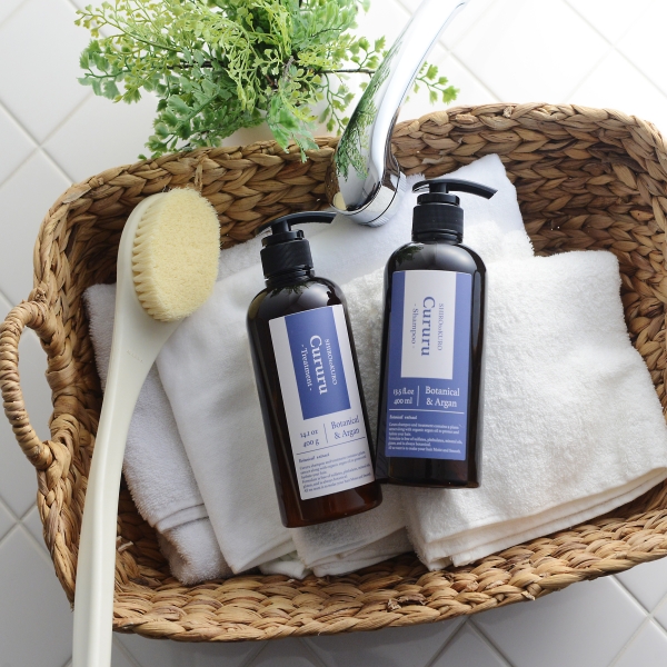 泡でパックするアルガンオイルのシャンプー＆コンディショナーセット