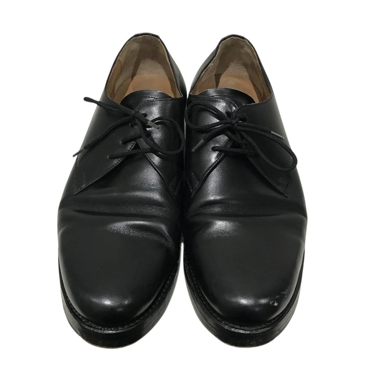 JUNYA WATANABE MAN×HEINRICH DINKELACKER レザーシューズ ブラック