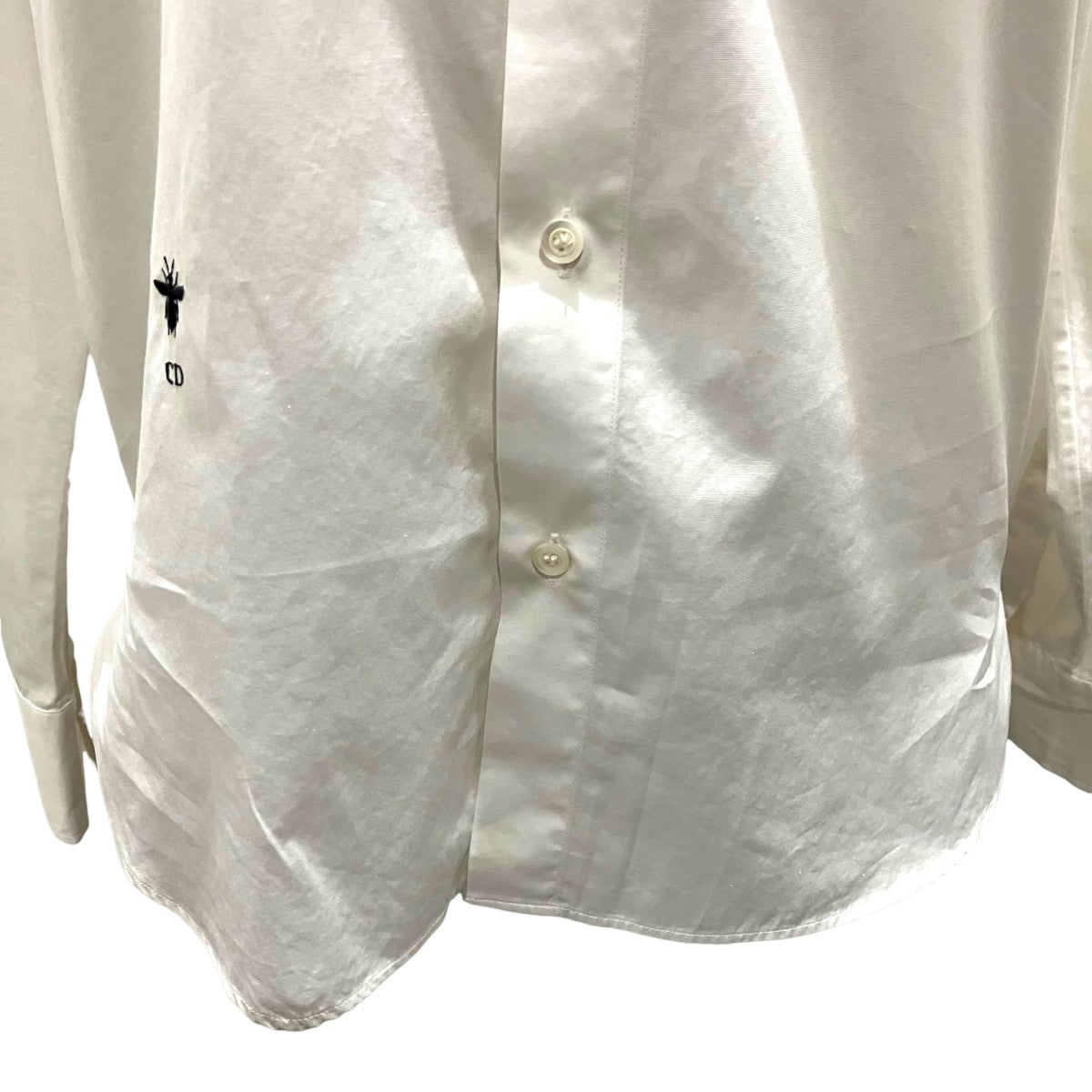 Christian Dior(クリスチャンディオール) BEE刺繍シャツ041B27A3356