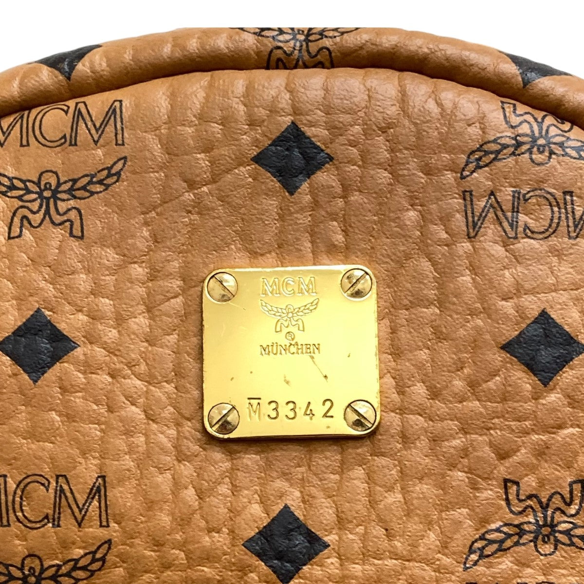 MCM(エムシーエム) サイドスタッズ バックパックバックパック ブラウン