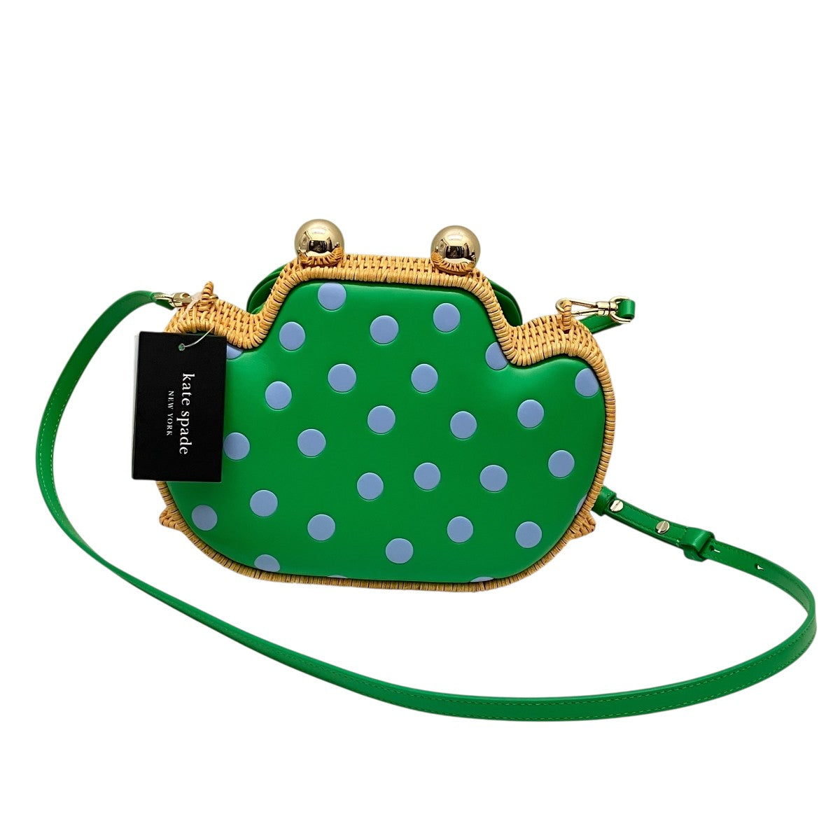 Kate Spade(ケイトスペード) カエルカゴバッグ2wayショルダーバッグ