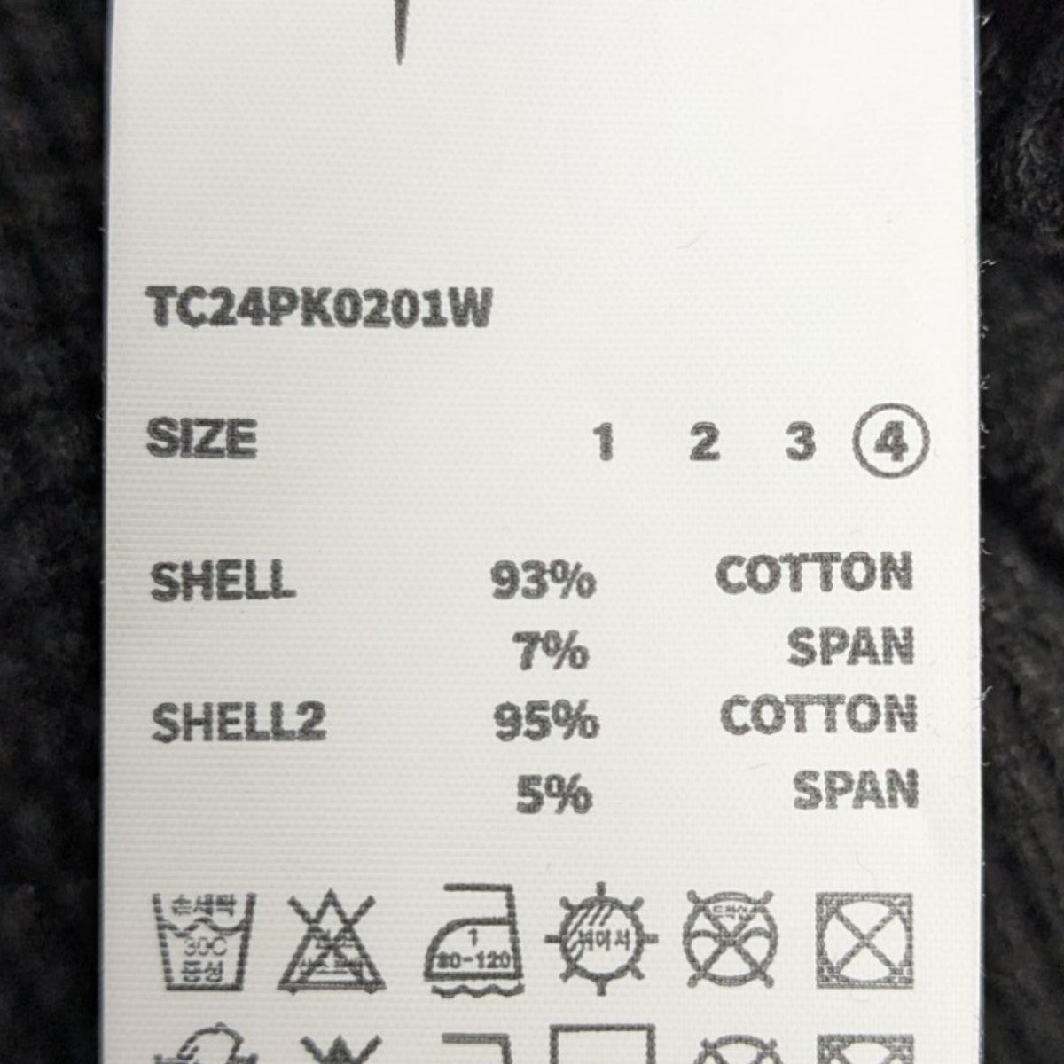 THUG CLUB(サグクラブ) サーマルポロシャツ TC24PK0201W ブラック