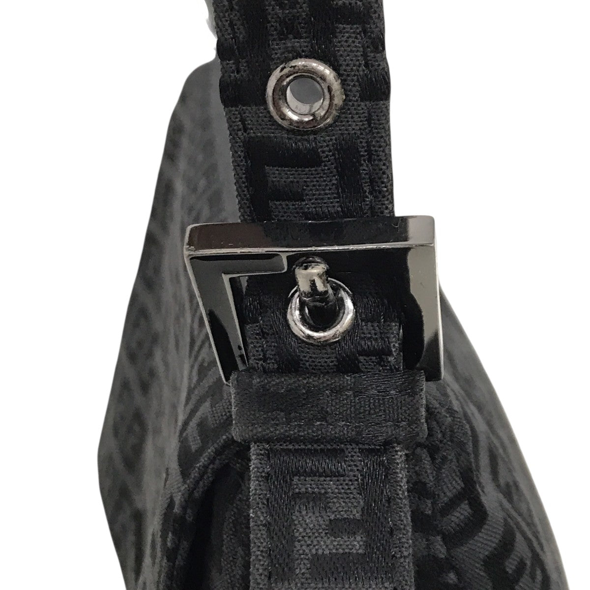 FENDI(フェンディ) ズッカ柄 マンマバケットハンドバッグ ブラック