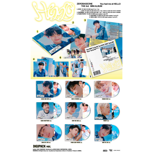 ZEROBASEONE - You had me at HELLO [3rd Mini Album/DIGIPACK ver./9