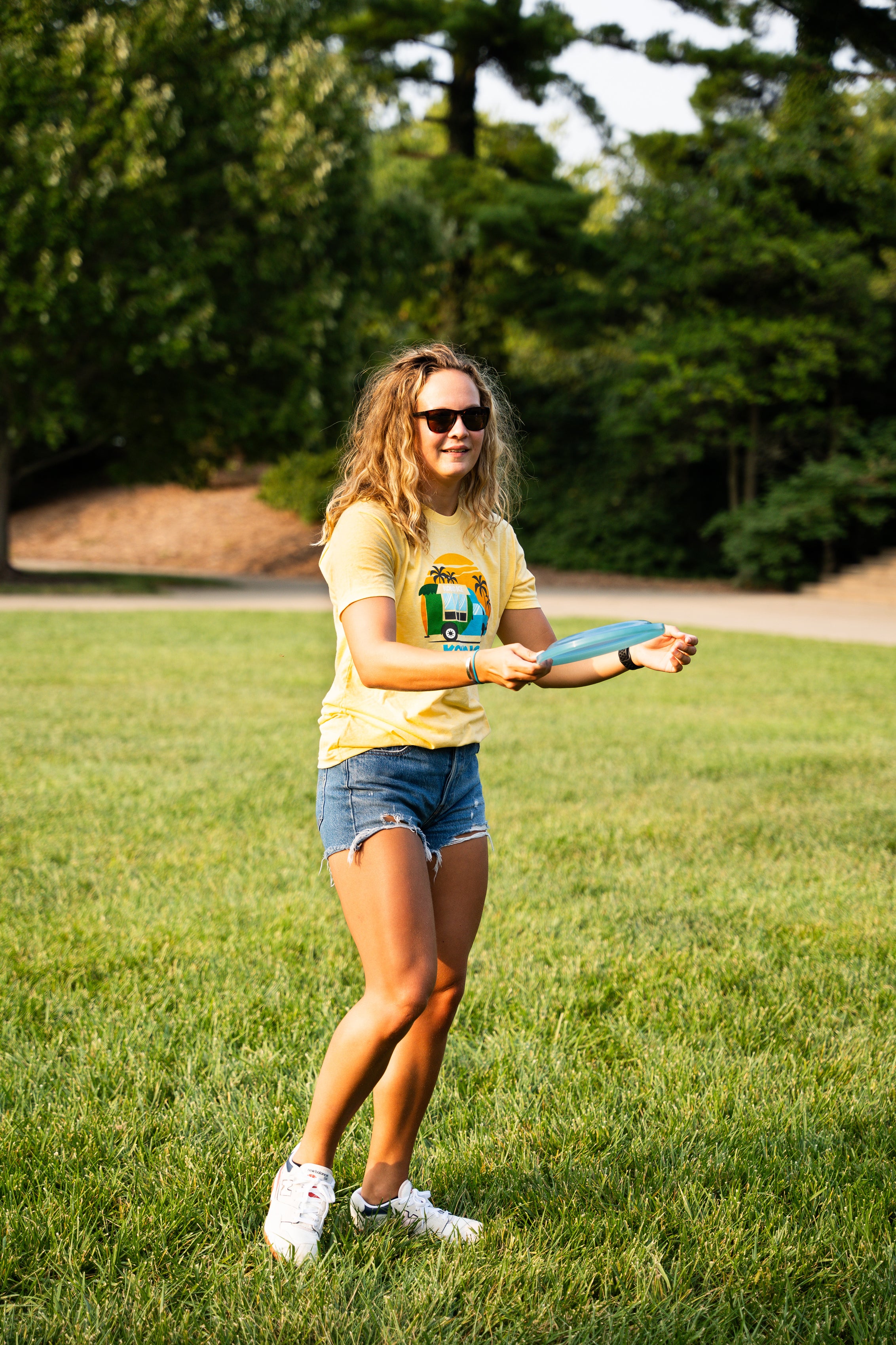 Yellow Sunset Tee - The Kona Ice Shop