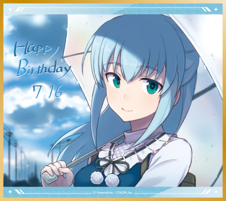 限定品】アリス・ギア・アイギス バースデーミニ色紙 御茶ノ水 美里江