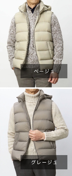 ヘルノ / HERNO / 軽量 超マットナイロン ダウン ベスト / ダウン