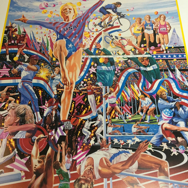 品番0592-3 ヒロ・ヤマガタ 1988 US SUMMER OLYMPIC TEAM アート