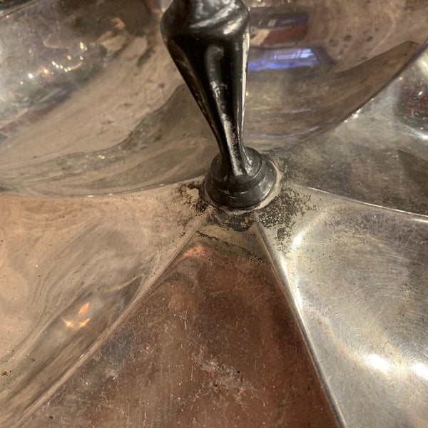 シルバートレイ シルバープレート サービングトレイ SILVER PLATE 刻印