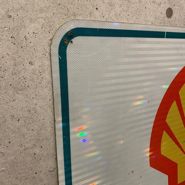 大型看板 【SHELL(シェル社製】 道路標識 ガレージアイテム