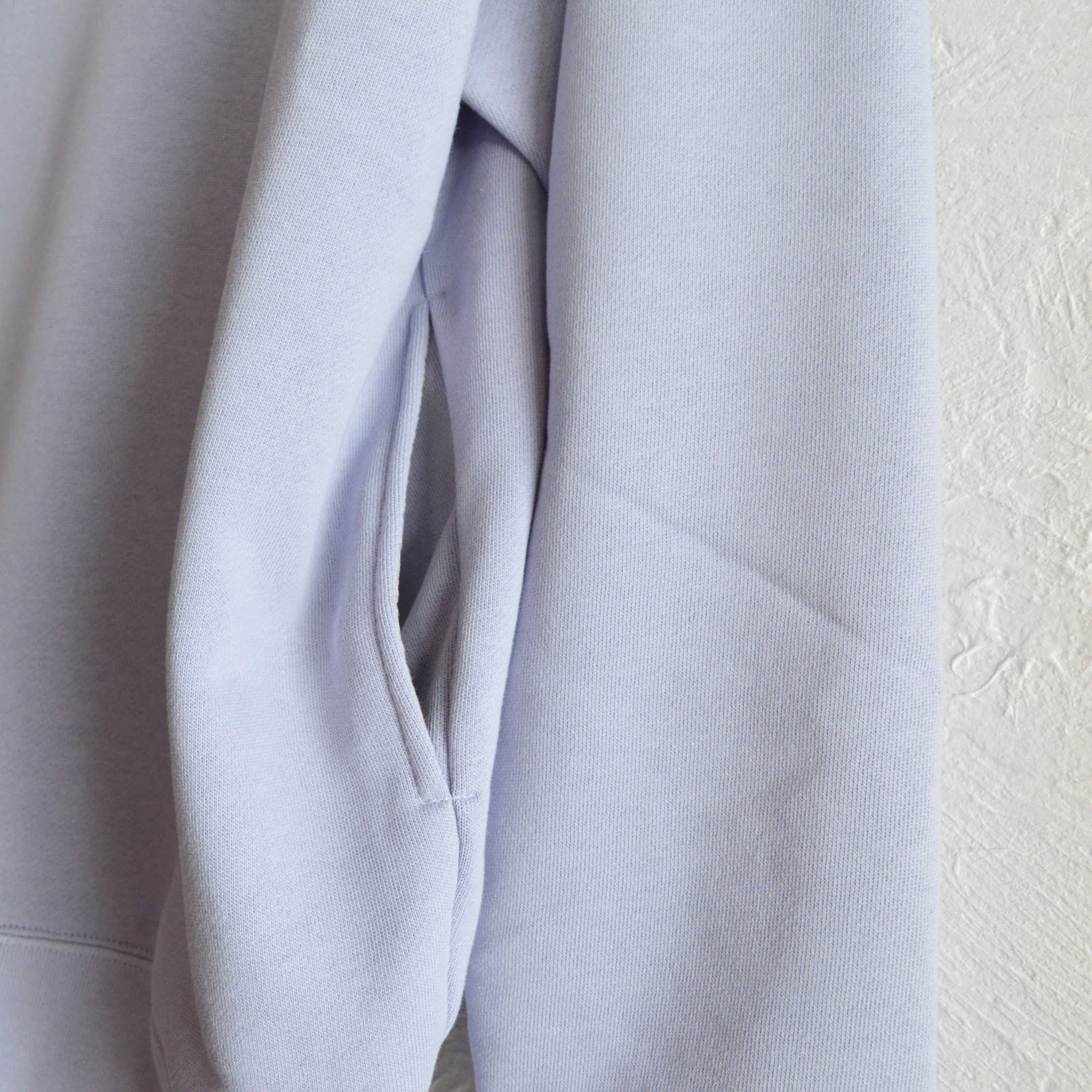 LAMOND ラモンド / HALF ZIP SWEAT ハーフジップスウェット (LAVENDER