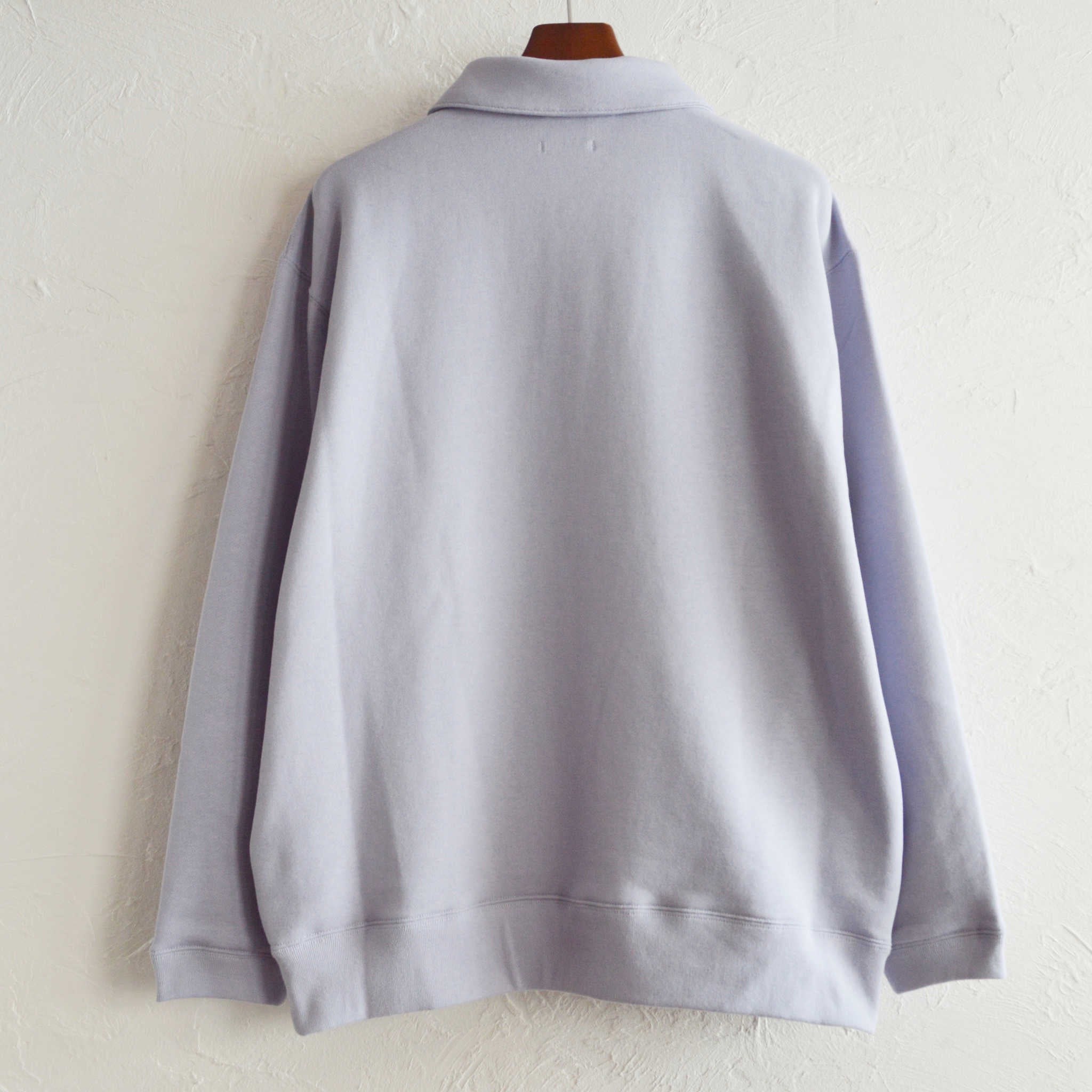 LAMOND ラモンド / HALF ZIP SWEAT ハーフジップスウェット (LAVENDER