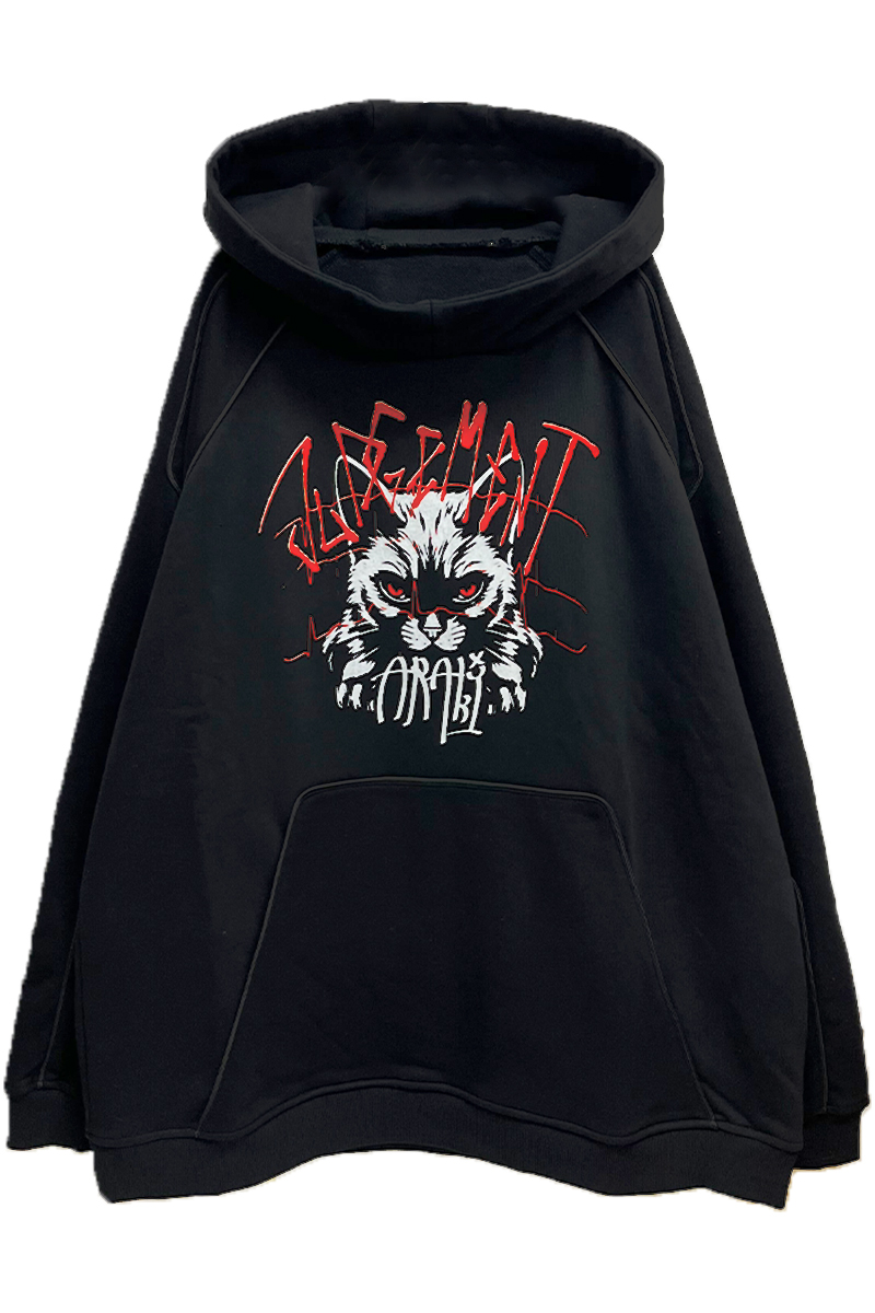 あらき×TEROMELIA×GEKIROCK CLOTHINGコラボ・プルオーバーパーカー