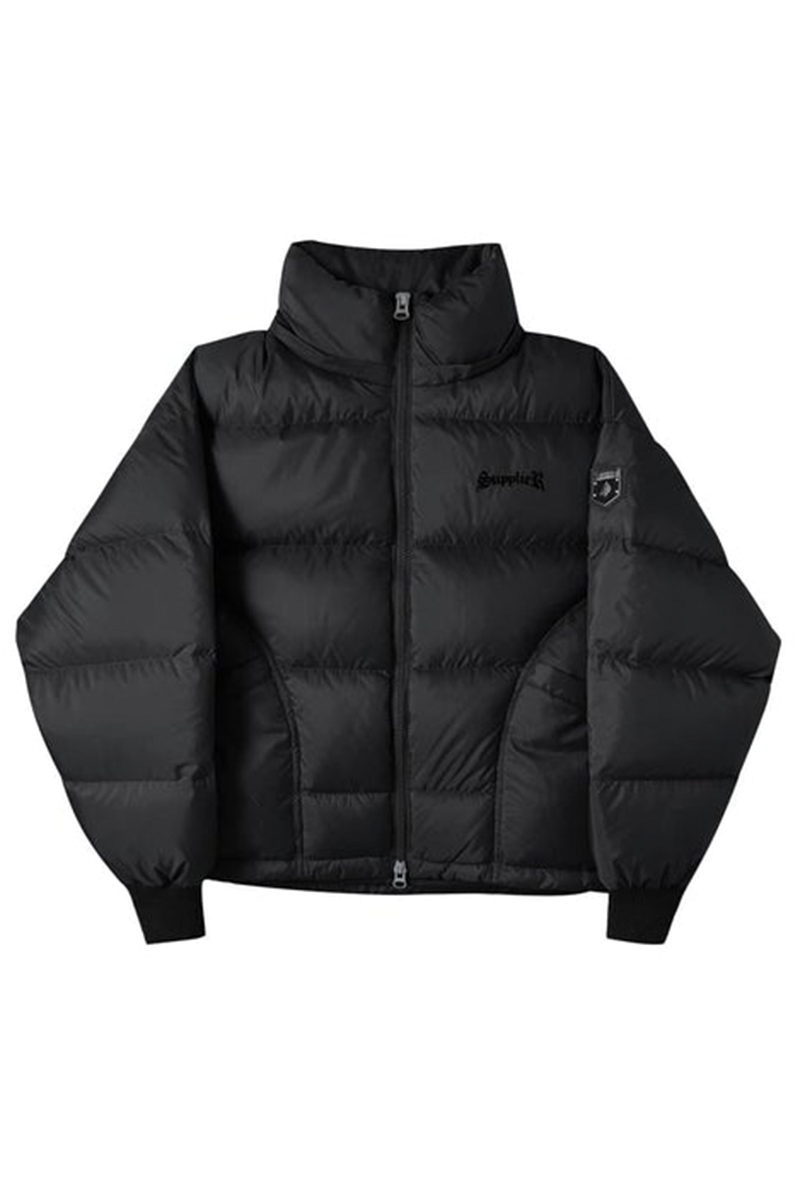 SUPPLIER (サプライヤー) DETACHABLE HOOD PUFFER BLACK / ロック