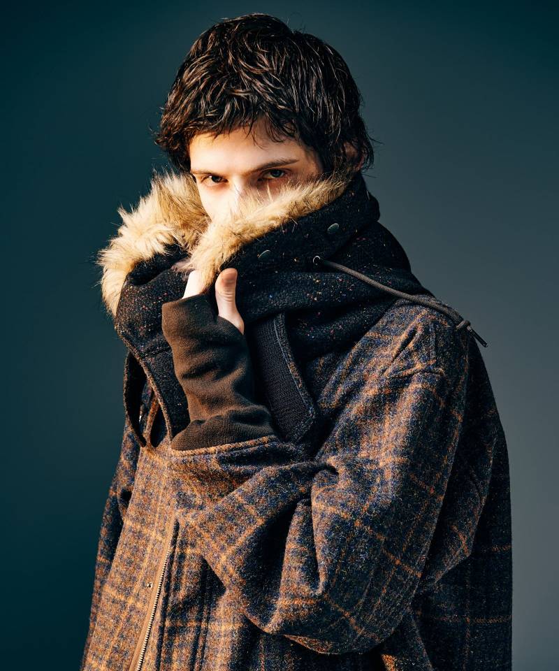 予約商品】glamb(グラム)High Neck Short Mods Coat / ハイネック