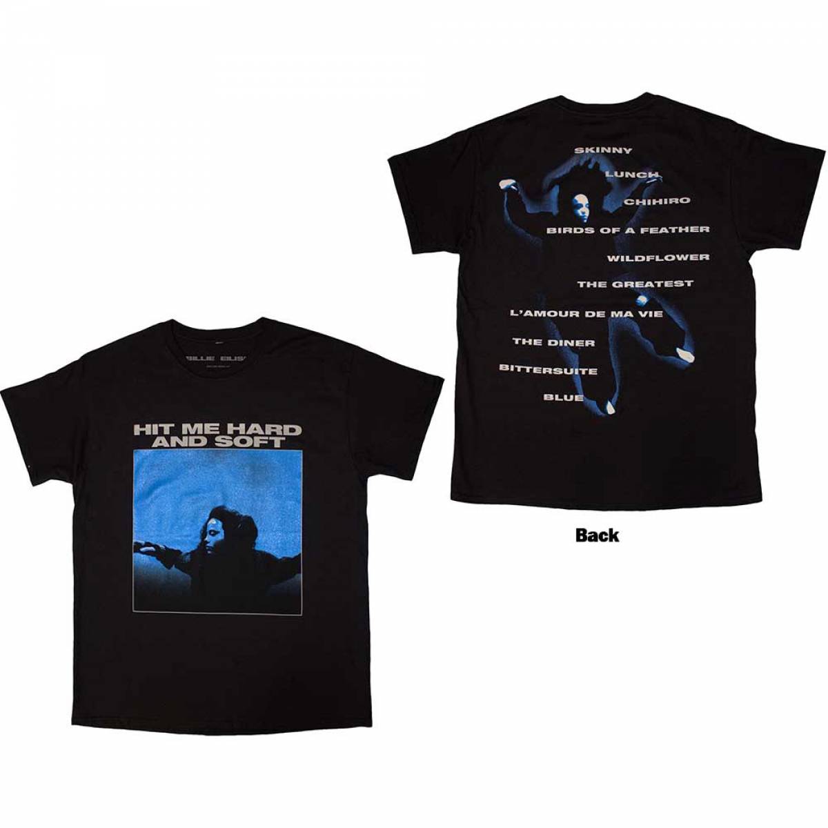 予約商品】BILLIE EILISH バンドTシャツ ユニセックス: Hit Me Hard