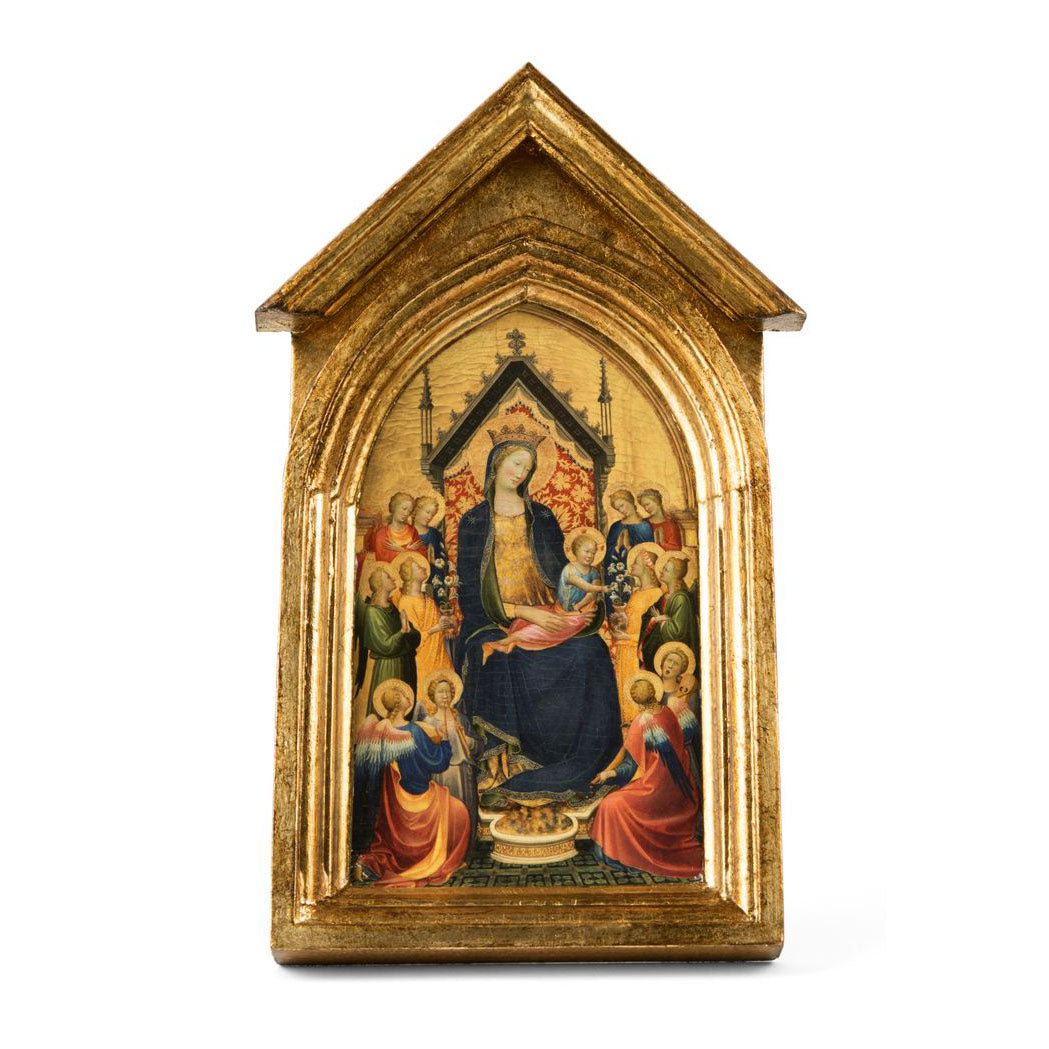 Medieval Panel Reproduction - Madonna and Child with Musical