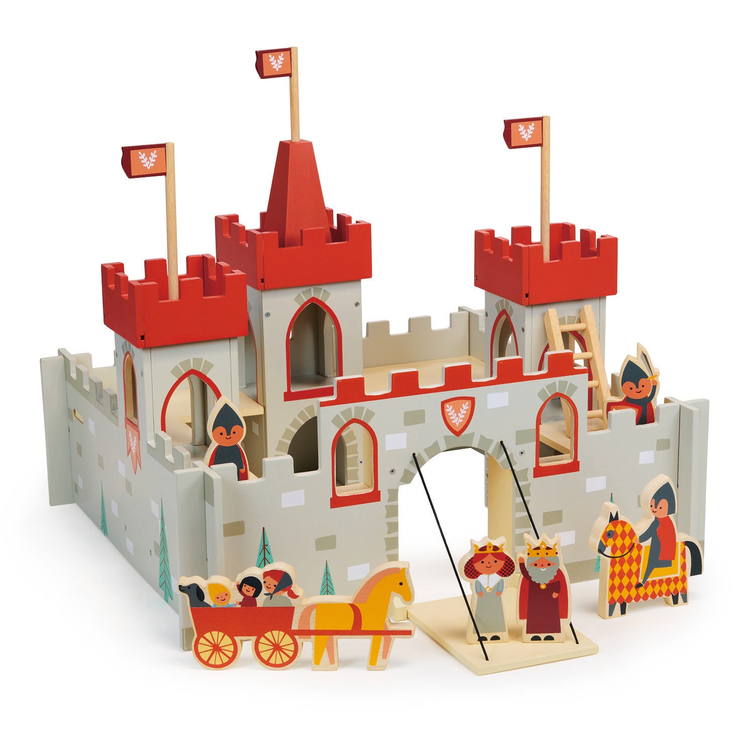 King's Castle Wooden Toy Set - Getty Museum Store