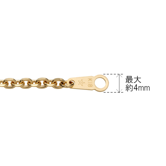 K18イエローゴールド ネックレス 50cm | 高品質 金・プラチナ