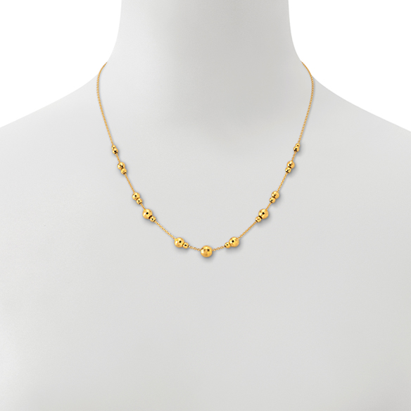 ファセット ミラクル〕純金 ネックレス 42cm | 高品質 金・プラチナ