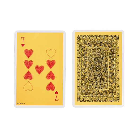 純金 プレイングカード（トランプ／純金1gカード×54枚） | 高品質 金