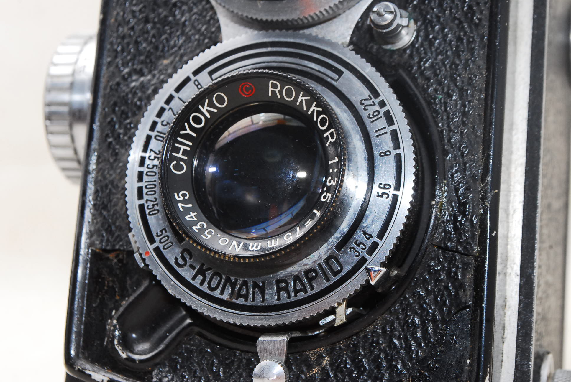 Minoltaflex II 6×6 TLR Film Camera Chiyoko Rokkor 75mm F3.5 Lens