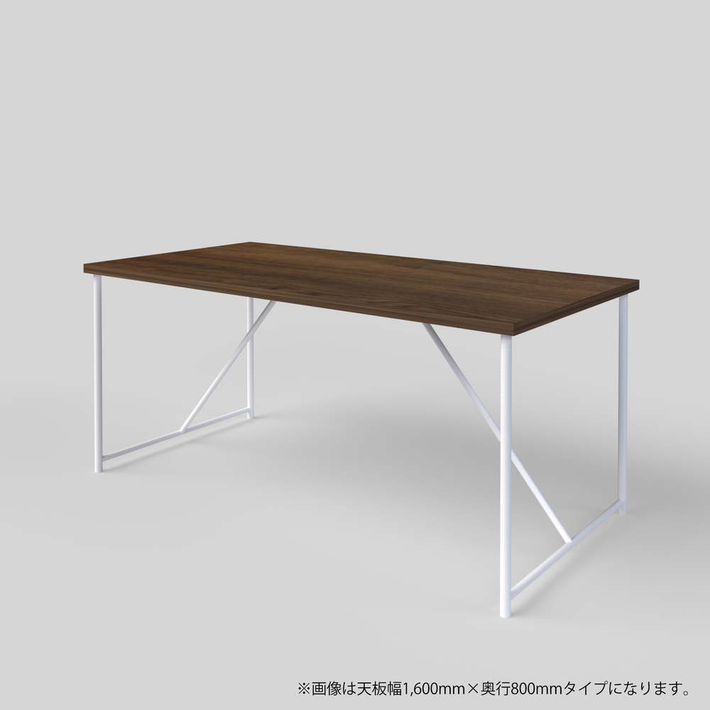 JIGテーブル 天板サイズ：W1300mm×D800mm 天板材質:メラミンシナモン