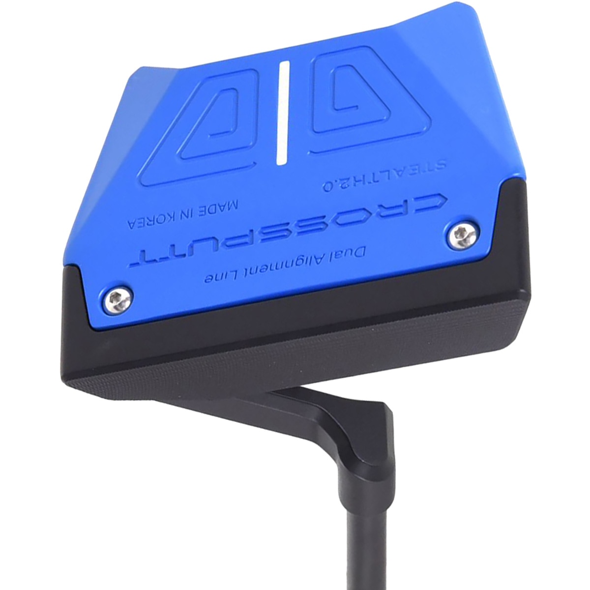 クロスパット ステルス 2.0 デュアルアライメントライン ブルー パター