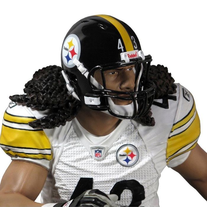 Pittsburgh Steelers #43 Troy Polamalu Away Bust Figurine
