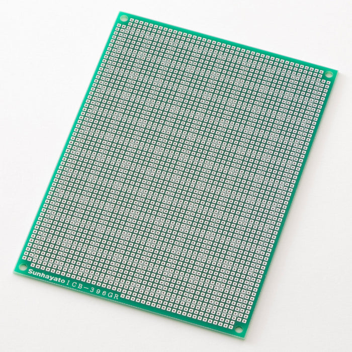 在庫限り※フルレジストユニバーサル基板（緑色）（ICB-396GR