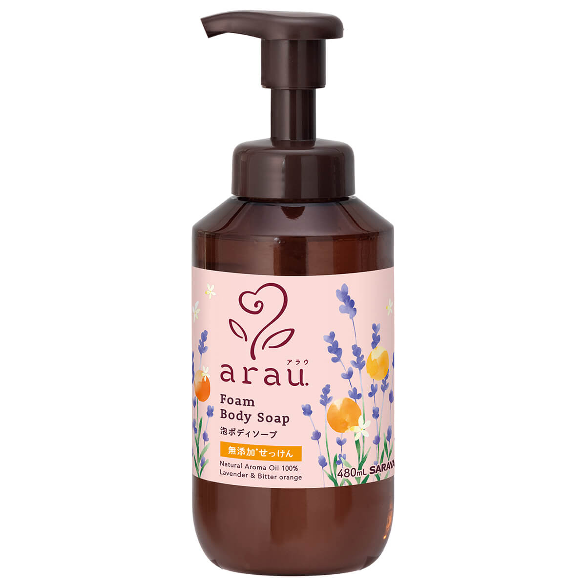 サラヤ｜アラウ. 泡ボディソープ 480mL: サラヤ公式通販